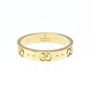 Gucci Icon Yellow Gold (18K) Fashion No Stone Band Ring Gold